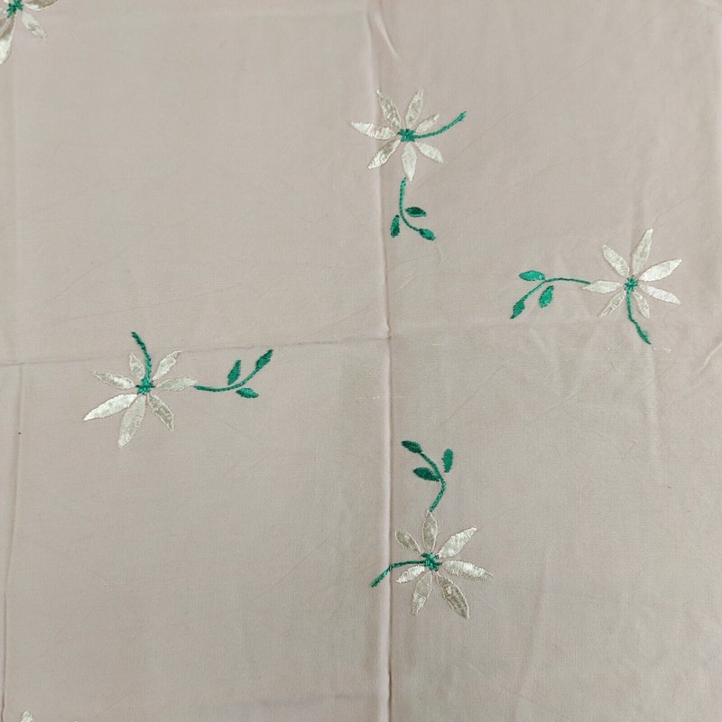 Beautiful Hand-Embroidered Tablecloth 74cm/70cm(29''x27'') P2170 gallery