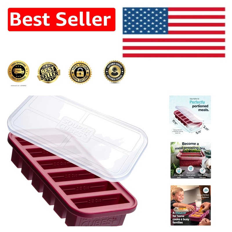 1-Pack 1/2 Cup Silicone Mold – Perfect for Freezing Soups and Smoothies