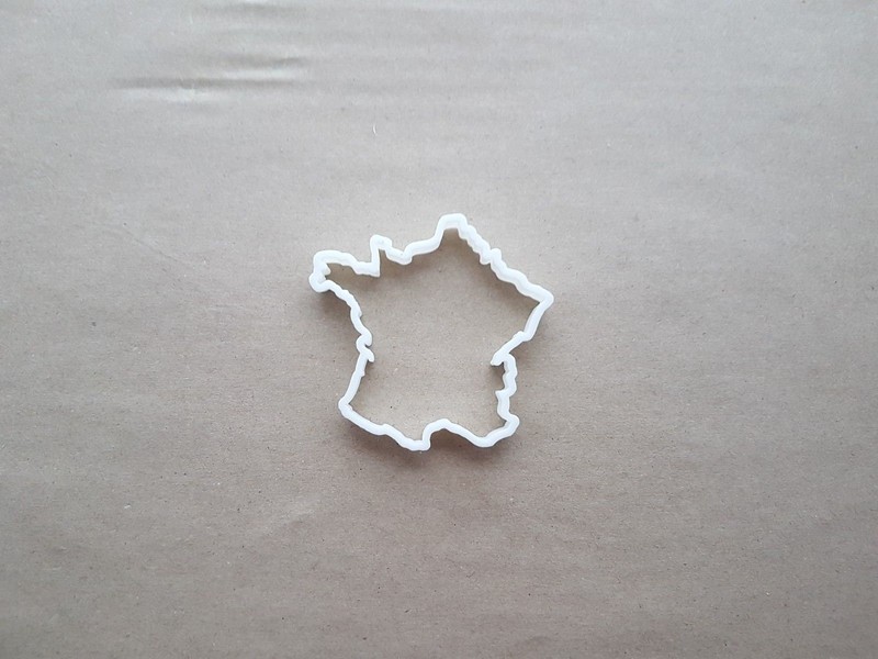 France Country Map Atlas Shape Cookie Cutter Dough Biscuit Pastry Fondant Sharp gallery