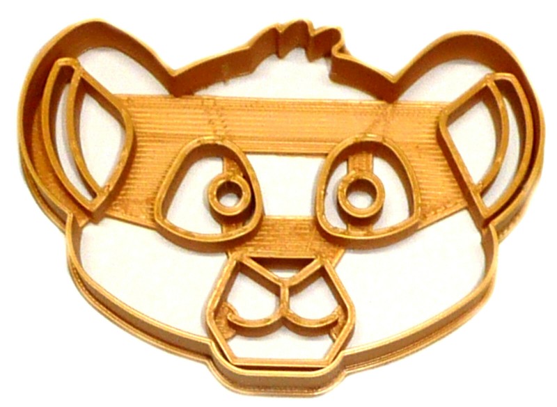 SIMBA CUB DETAILED FACE AND CAVE PAINTING FROM THE LION COOKIE CUTTER USA PR1332 gallery