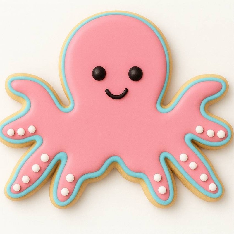 Octopus 4.5'' Cookie Cutter Metal gallery