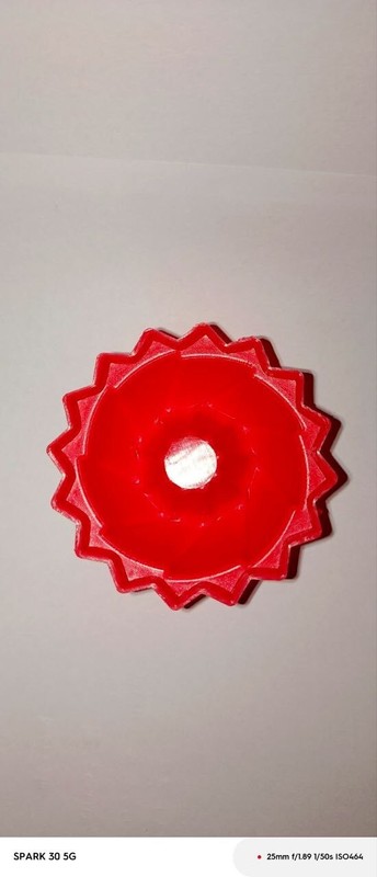 12PCS Puto Mold Flower Twister Plastic Red Color Toppings Pudding gallery