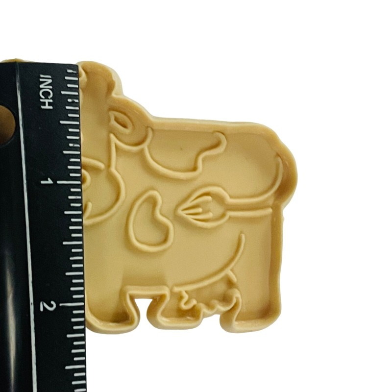Cow-Shaped Imprint Cookie Cutter For Baking & Crafts 3 inch gallery