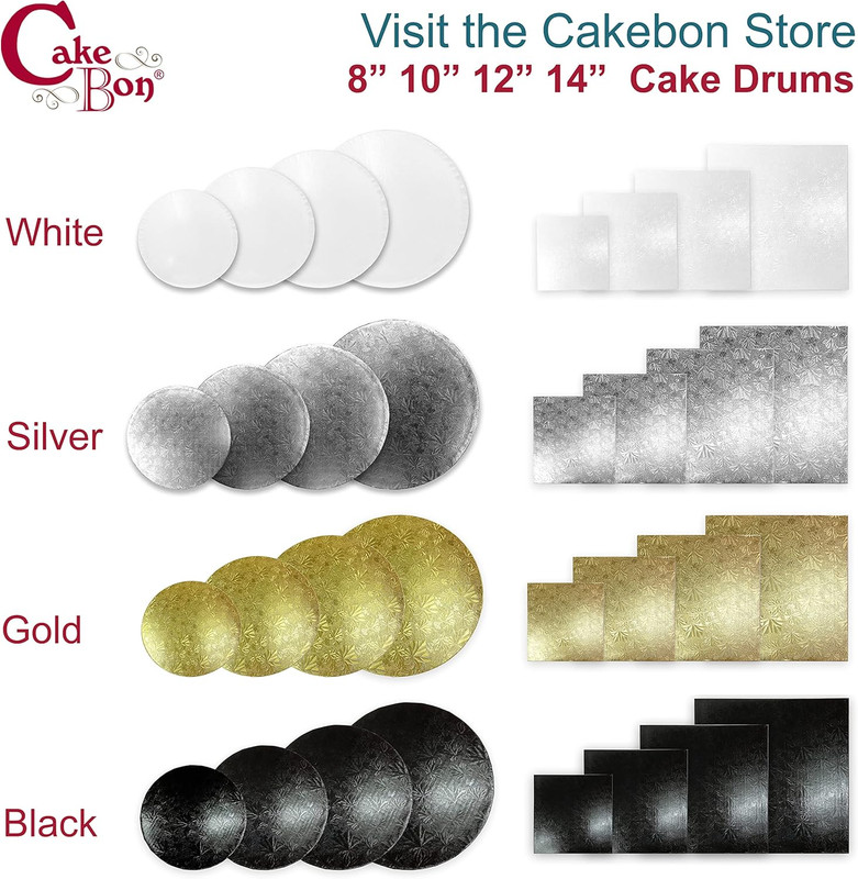 round Cake Boards - Sturdy 1/2 Inch Thick Cake Drums - 14 Inch Professional Base gallery