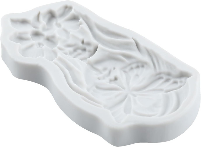 3D Butterfly Woman Silicone Mold Butterfly Woman Face Fondant Molds for Wedding gallery