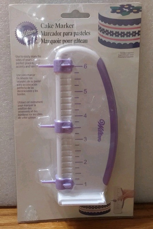 Wilton Cake Marker Measuring Marking Decorations Border Spots