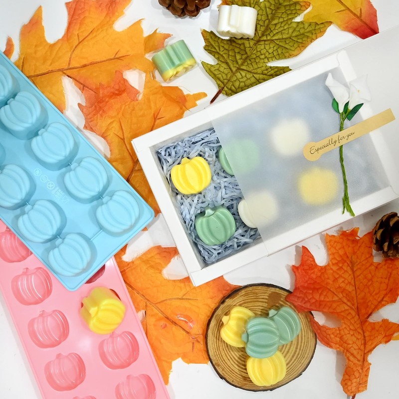 Pumpkin Chocolate Molds, Thanksgiving Fall Silicone Molds, 2 PCS Halloween Pu... gallery