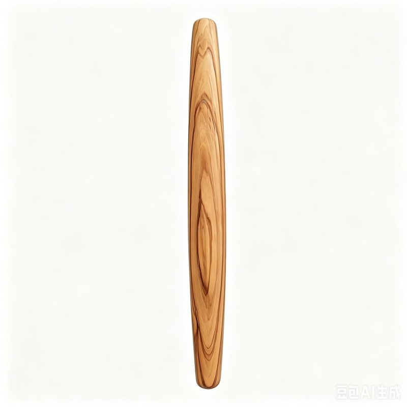 Olive Wood French Rolling Pin, 15 Inch Wooden Rolling Pin for Baking