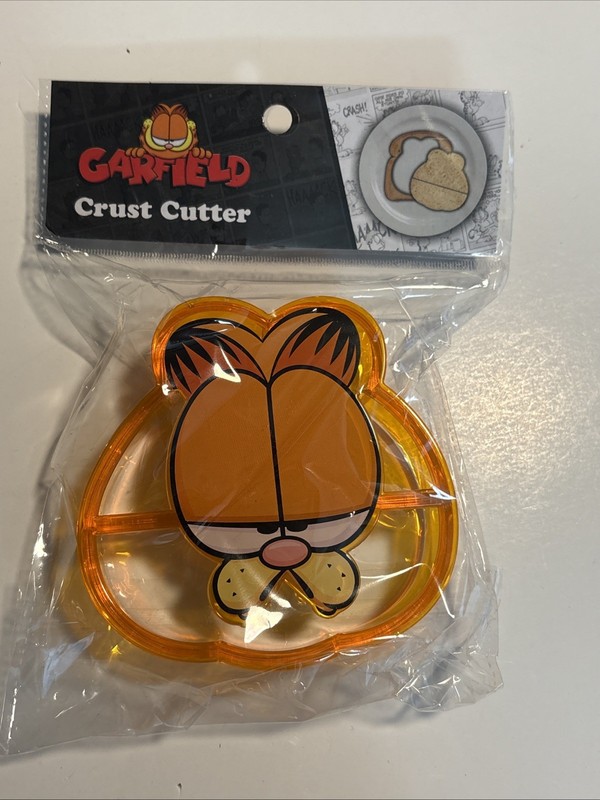 Nickelodeon Garfield Orange Plastic Fun Shape Bread Crust Cutter New