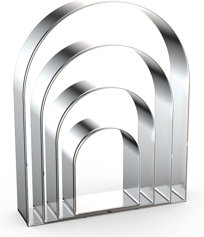 Pill Capsule Long Oval Cookie Cutters - 5 Inch, 4 Inch, 3 Inch, 2 Inch - Geometr gallery
