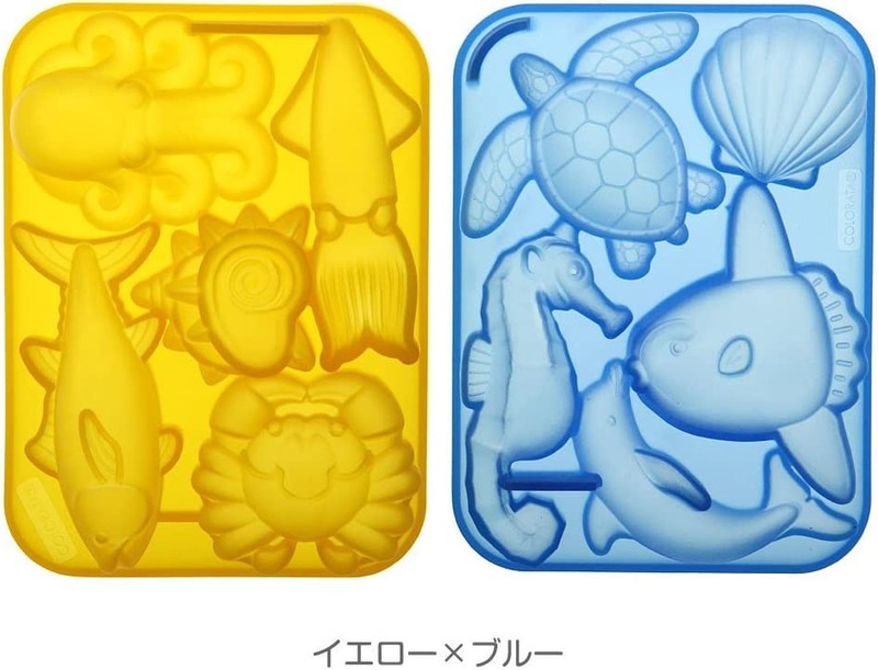 Creatures of Sea near Japan Silicon Ice Tray Chocolate Mold Microwave Safe gallery