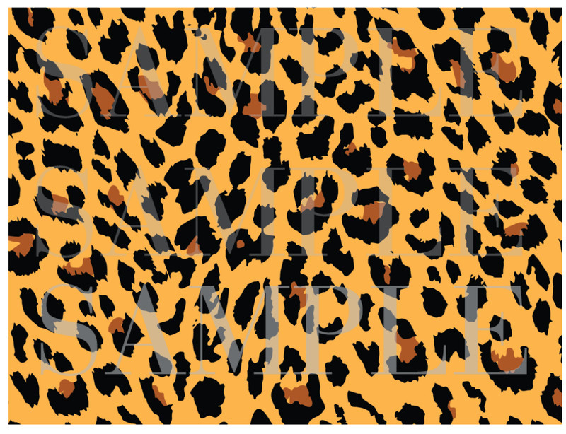 CHEETAH EDIBLE image Cake Decorations Animal cake strips Icing Sheets