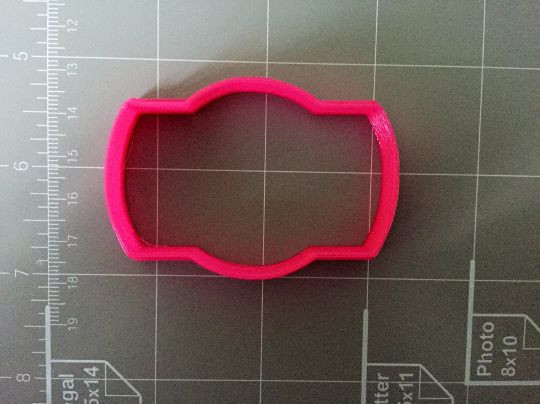 Plaque shape 3 Cookie Cutter - Choose Your Own Size gallery