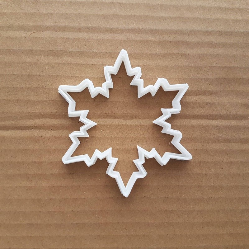 Snowflake Star Winter Shape Cookie Cutter Dough Biscuit Pastry Fondant Sharp gallery