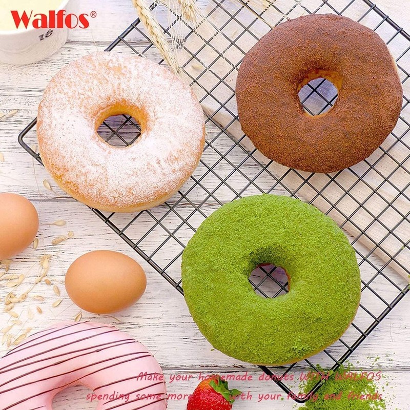 Non-Stick Silicone Donut Mold Set - Heat Resistant, BPA Free, Dishwasher Safe (4 gallery