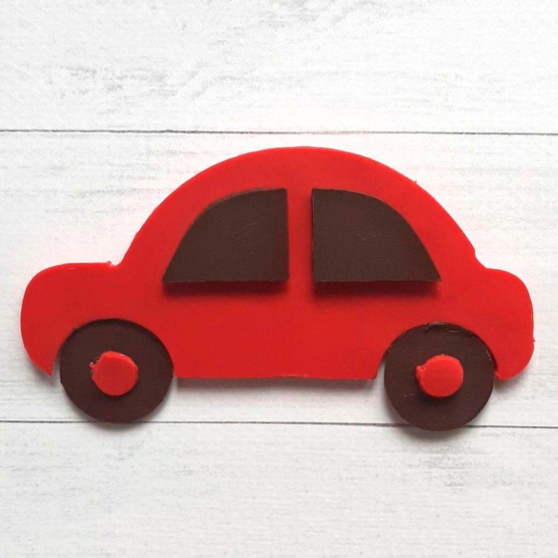 Car 1 Chocolate Candy Mold, Plastic Chocolate Stencil, Assembled Figurin gallery