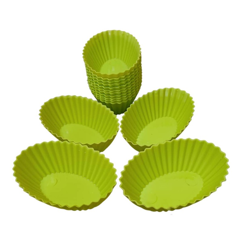 15 Pieces Oval puto mold/Muffin Cup/Puding Mold/Jelly Mold