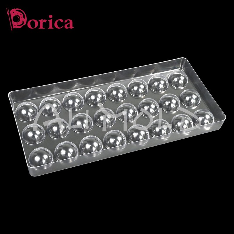 Hemispheric Chocolate Mold Plastic Candy Mould DIY Bonbons Buttercream gallery