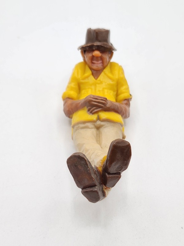 Wilton Cake Decoration- napping Old Man- Retirement Vtg 1979