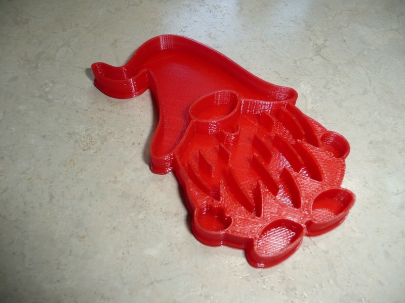 GNOME 3 DWARF GOBLIN MYTHICAL CREATURE COOKIE STAMP EMBOSSER MADE IN USA PR4507 gallery