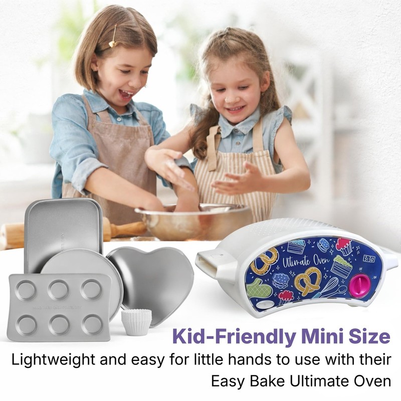 Doll Buddies Kids’ Complete Oven Pan Set for Easy Bake Ultimate | Small gallery