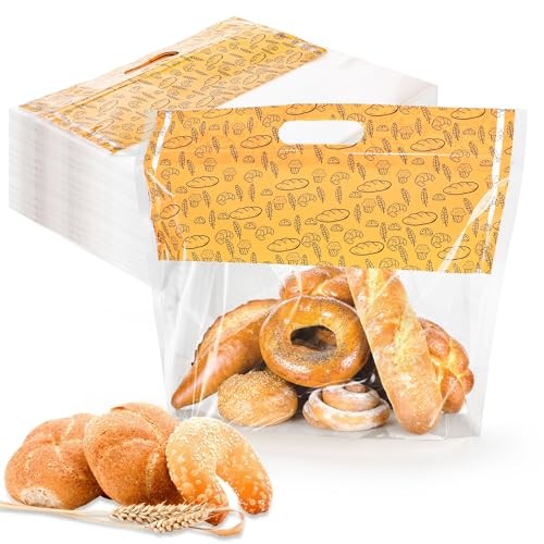 100 Pcs Large Plastic Bread Bags, 12.5"x10.3"x4.2" Sourdough Bread Loaf Bags gallery