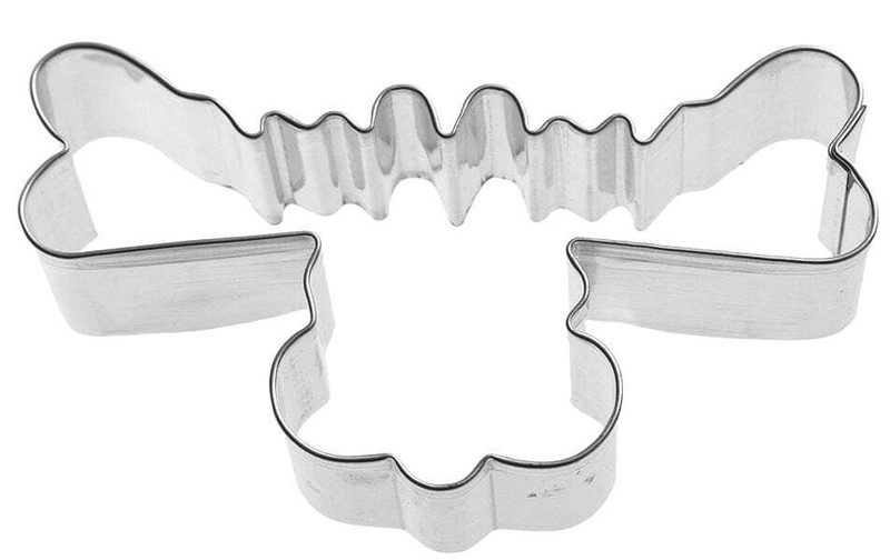 Moose Head 4” Cookie Cutter Metal Woodland Animal Birthday Party