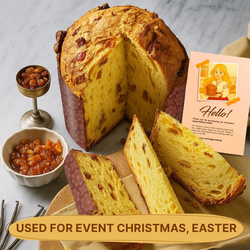 12 Oz Easter Bread Forms Paska Mold Kulich Paskha 12 Pcs - Easter Bread Panetton gallery