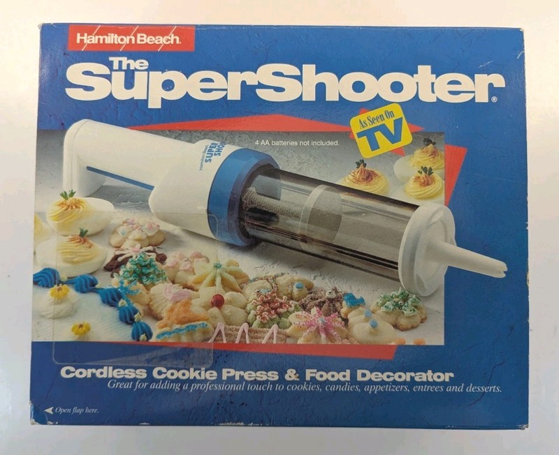 Hamilton Beach The Super Shooter Cordless Cookie Press & Food Decorator