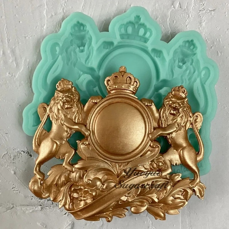 Lion Silicone Epoxy Resin Plaster Mould cake mold fondant molds cake decorating gallery