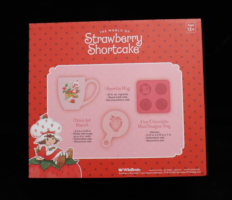 Strawberry Shortcake Mug Mold Drink Stencil Bundle Gift Set New gallery