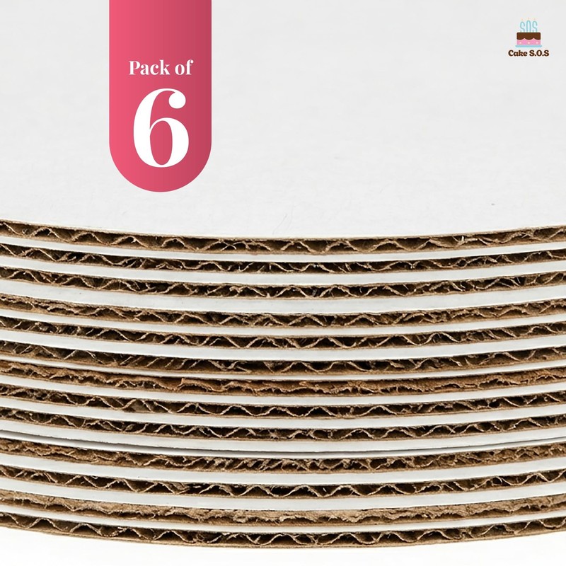 12 inch White Round Coated Cakeboard,Waxed Greaseproof, Disposable Cake Circl... gallery