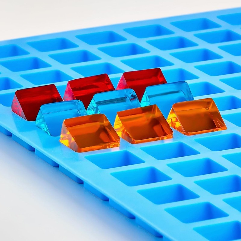 Square Candy Molds Silicone Molds for Hard Candy, Gummy, Caramels, Chocolate,... gallery
