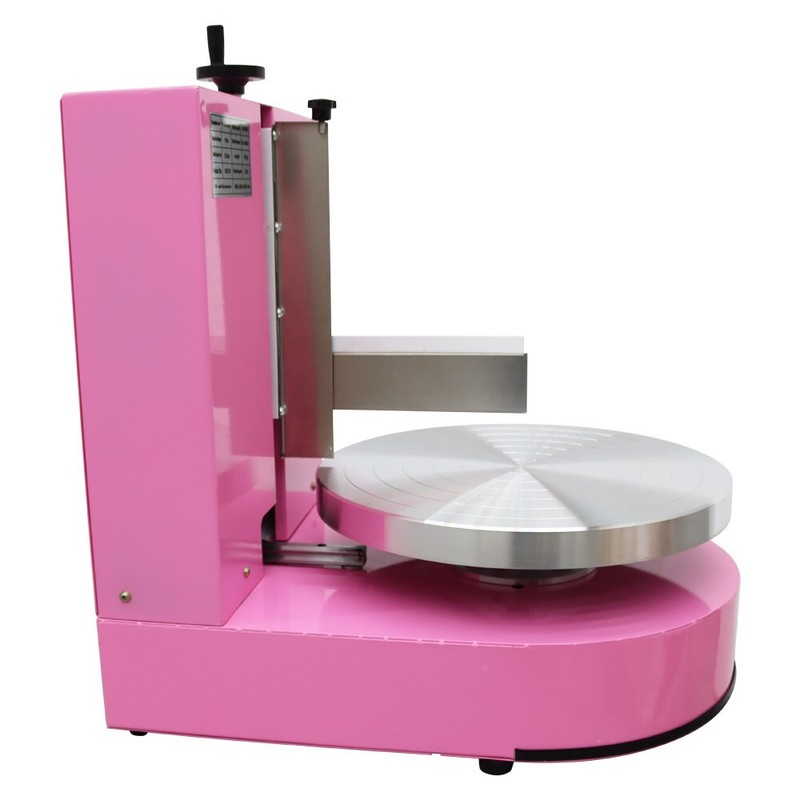 TECHTONGDA Pink Cake Cream Spreading Coating Smearing Machine 6-14 inch 110V gallery