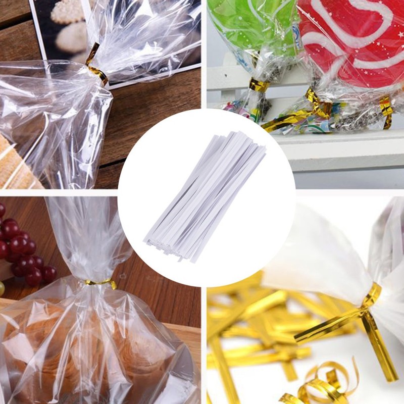 Paper Covered Wire Food Packaging Wrapped Iron Craft Sealing Strip gallery