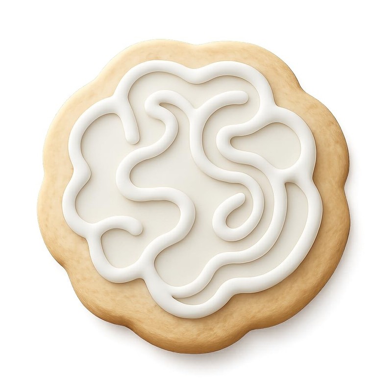 Funnel Cake Cookie Cutter & Stamp, Fondant & Clay - 4x4 gallery
