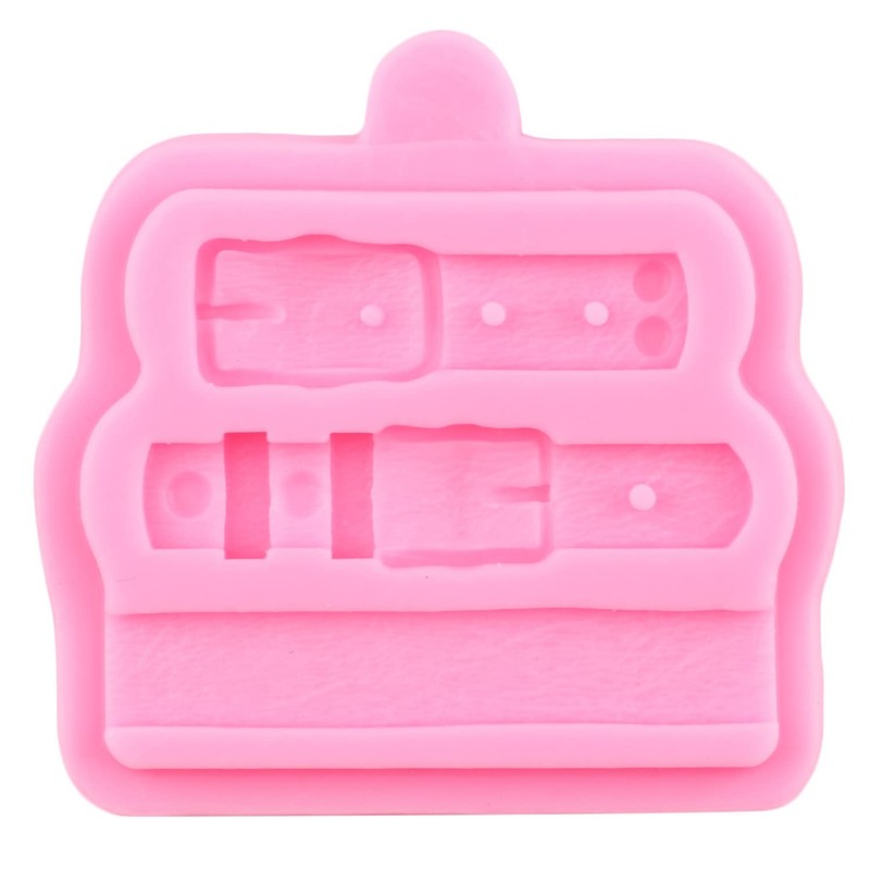Zipper Chain Fondant Mold Belt Straps Silicone Molds Hinge Screws Mold For Ca... gallery