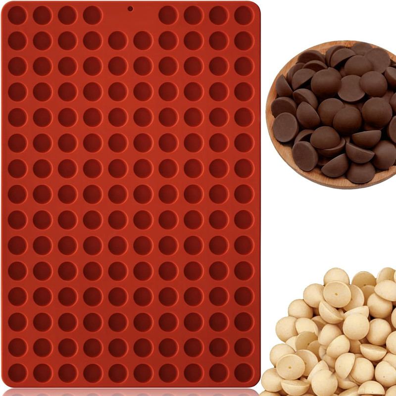 Mini Semi Sphere Shape Molds Silicone, 148 Cavities round Baking Moulds for Dog gallery