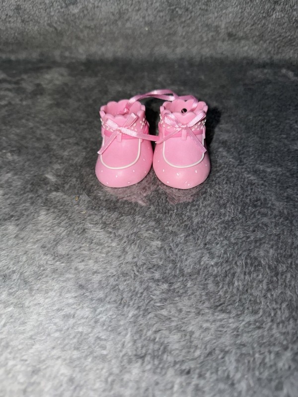 DecoPac Pink Booties Shoes Decoset Gender Reveal Girl Shower Party Cake Topper