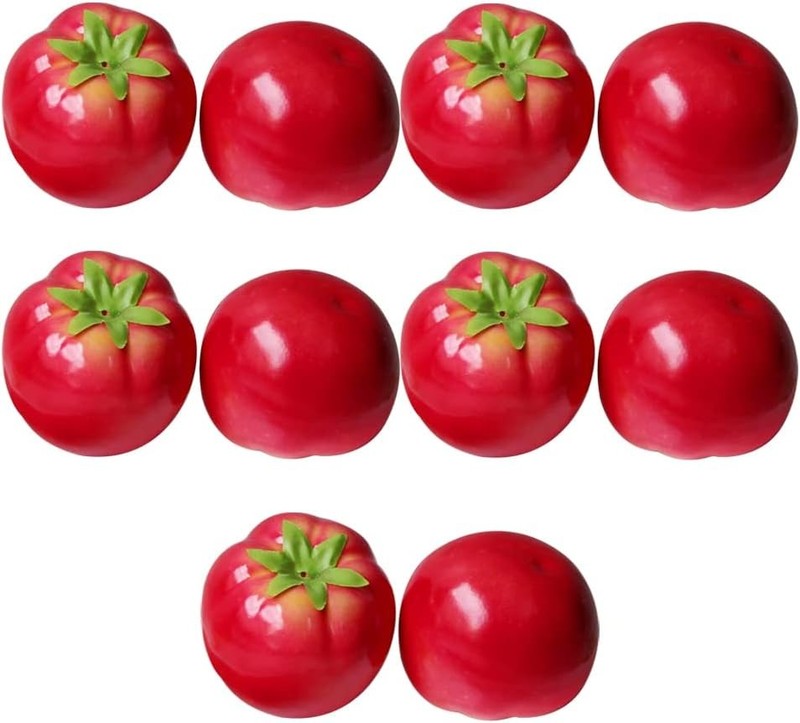 Artificial Tomatoes Simulat Fake Vetable P Props Home