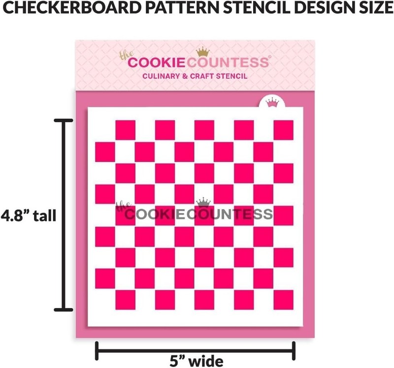Checkerboard Pattern Stencil gallery