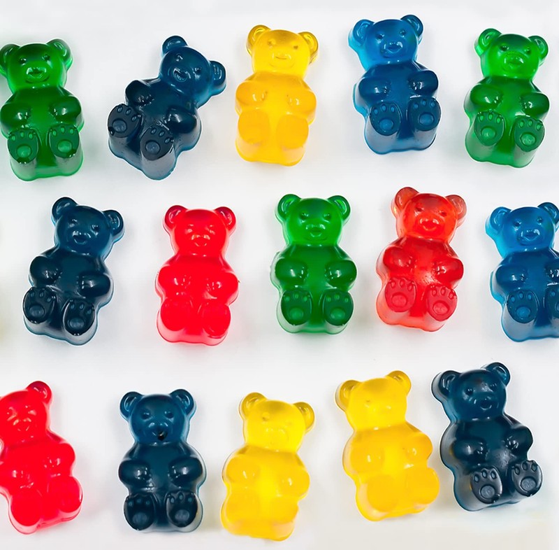 Set of 3 Large Gummy Bear Molds Non Stick Silicone Candy Chocolate Molds gallery