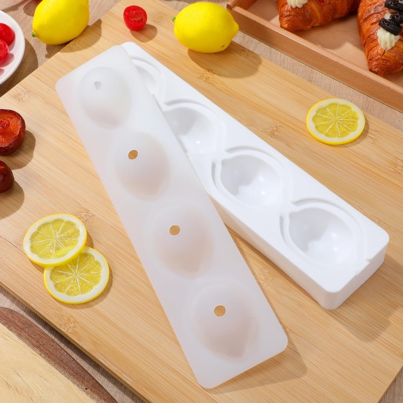 Lemon Shape Silicone Mold, 3D Cake Silicone Lemon Molds for Baking Dessert Je... gallery