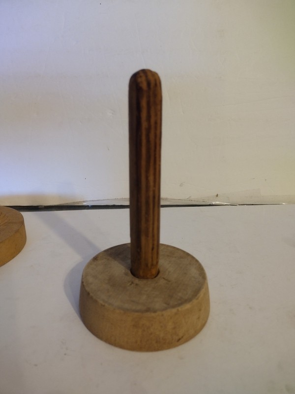 Vintage 4 Wooden Butter Shortbread/Cookie Presses Press gallery