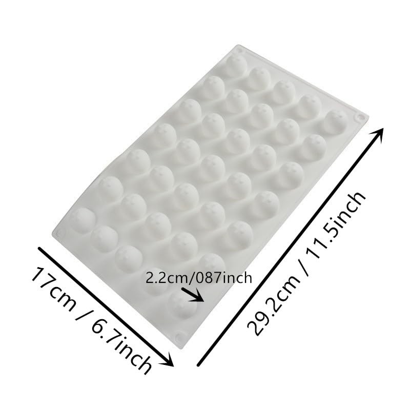 Silicone Ball Chocolate Bombs Mold Small 3D Sphere Candy Truffle Baking Tray ... gallery