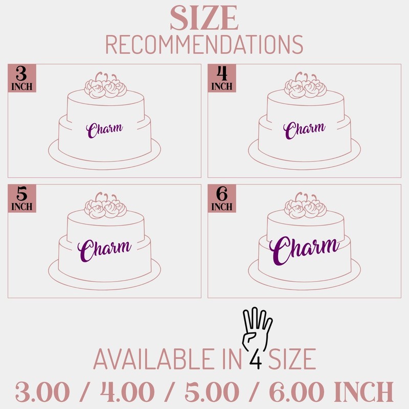 Acrylic Cake Charm Birthday Celebration "Oh Girl" cake charm sizes 4" 5" 6" gallery