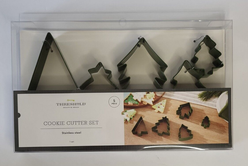 3 Sets - Threshold Cookie Cutter Set - Christmas Trees 5 Pieces per Pack Holiday gallery