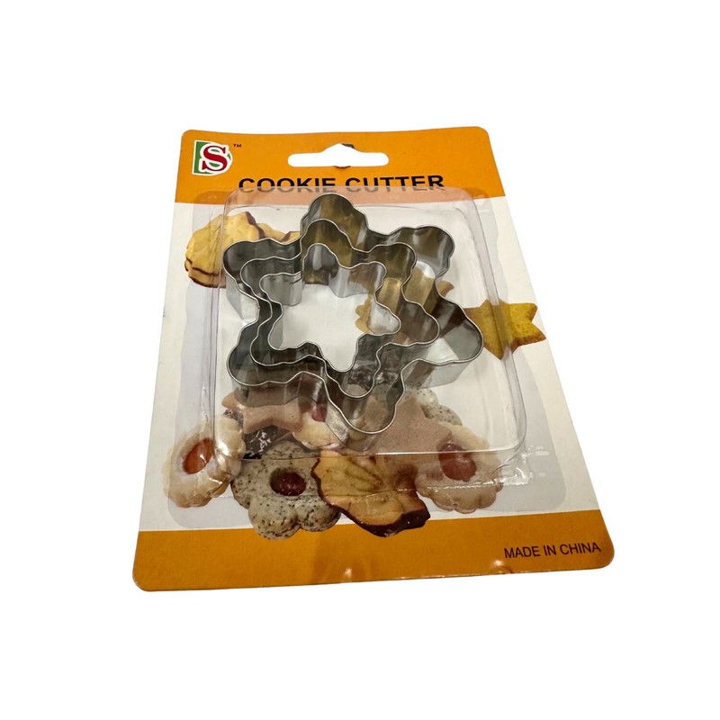 3Pcs Cookie Cutter Set Stainless Steel Cookie Cutter Mould For Baking Cake DIY gallery