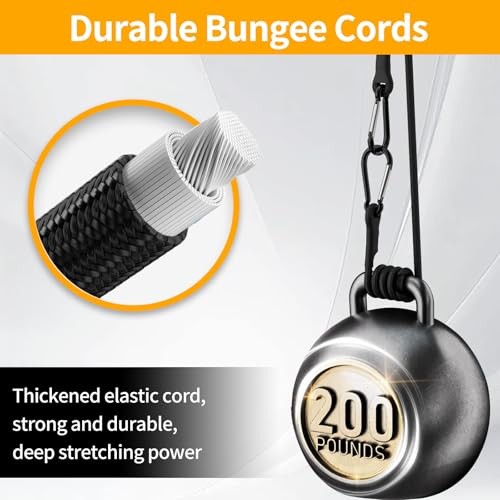 8 Pack Bungee Cord with Hooks, 12 Inch Adjustable Heavy Duty 8 Pack 12 Inch gallery