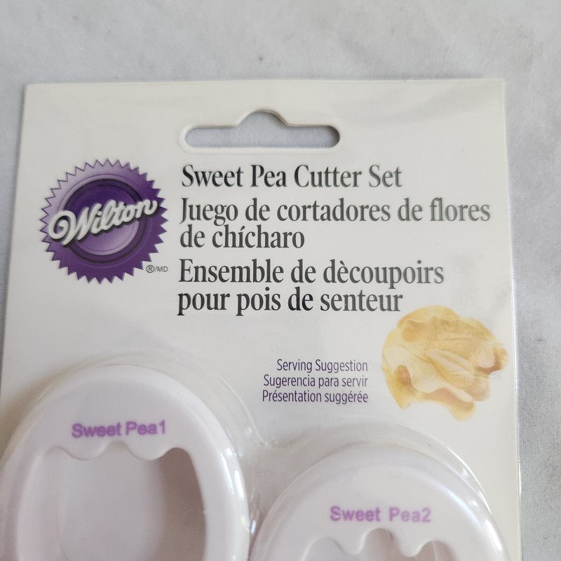 NEW Wilton Sweet Pea Cutter Set Gumpaste Flower Making Tool Cake Decorating gallery